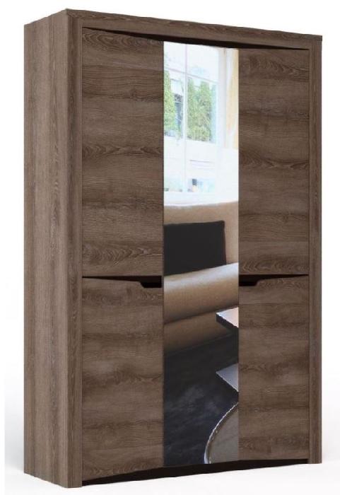 Шкаф Гарда (152) трехдверный (ясень таормина-белая шагрень, ясень таормина,(СБК)) Шкаф Гарда (152) трехдверный (ясень таормина-белая шагрень, ясень таормина,(СБК))