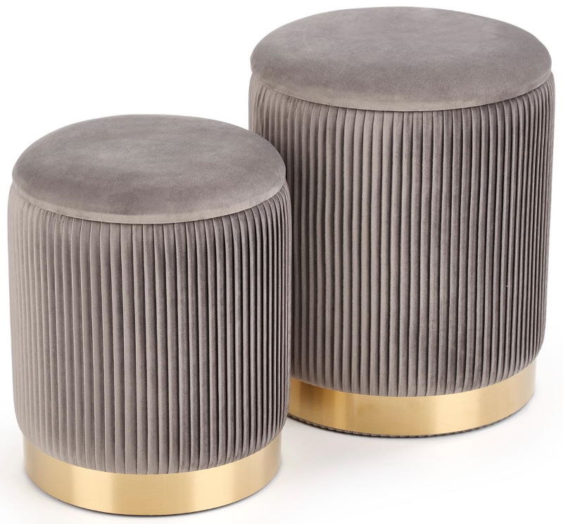 Фото Комплект Halmar Monty (2 пуфа) от производителя Halmar  в Саках по цене 11&nbsp;440 ₽