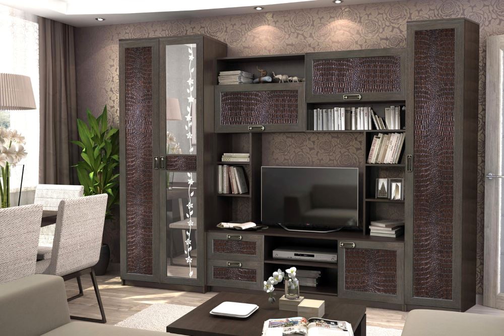 Фото Стенка Аллегро вар.№6 Кайман (Caiman) от производителя Диал в Саках по цене 25&nbsp;150 ₽