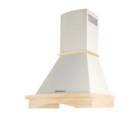Вытяжка купольная Gretta (C) 60 (600х535хh895(1125)) (Материал Металл/Дерево , Цвет Бежевый/Неокрашено) в Саках от производителя 