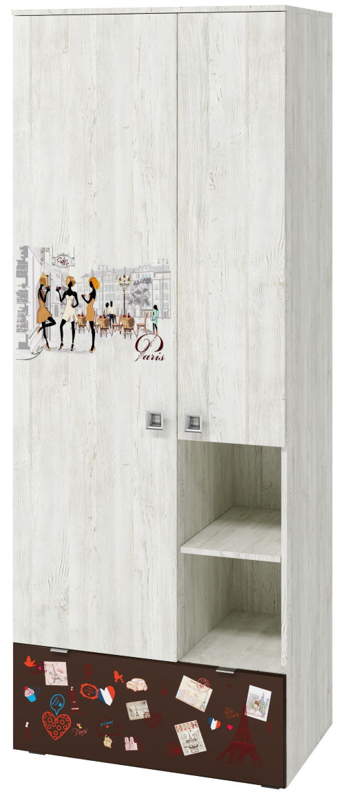 Фото Шкаф Поло (80) двухдверный от производителя Регина в Саках по цене 12&nbsp;960 ₽