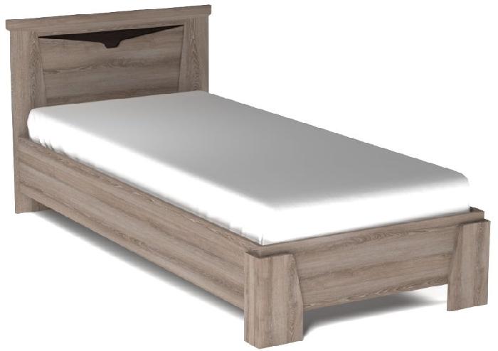 Кровать односпальная Гарда NEW (СМ 90х200) без основания ( 90х200 , ЛДСП , ясень таормино , без подъемного мех. , без ящиков , без матраса (СБК) ) Кровать односпальная Гарда NEW (СМ 90х200) без основания ( 90х200 , ЛДСП , ясень таормино , без подъемного мех. , без ящиков , без матраса (СБК) )