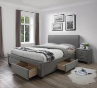 Фото krovati-s-vydvizhnymi-yashchikami кровать двуспальная halmar modena (см 160х200) c ортопедическим основанием производитель Halmar 