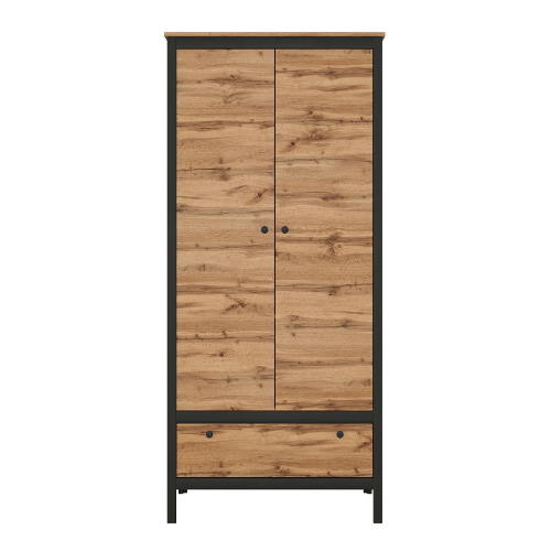 Фото Шкаф Loft SZF2D1S (62) двухдверный от производителя Black Red White (БРВ) в Саках по цене 26 620 ₽