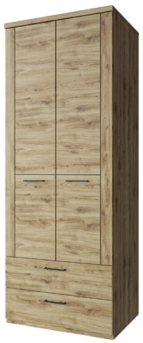 Фото Шкаф 2DG2S Дорсет (Doorset) (80) двухдверный от производителя Анрэкс в Саках по цене 25 870 ₽
