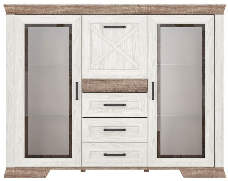 Фото Тумба Marselle KOM2W3S1K от производителя Black Red White (БРВ) в Саках по цене 44 750 ₽