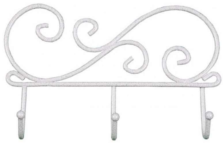 Фото Вешалка настенная Кружева 3 от производителя Завод металлических изделий в Саках по цене 230 ₽