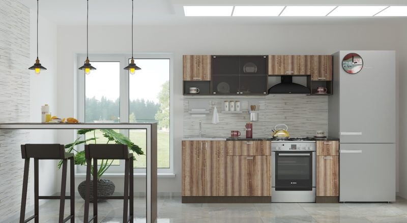 Фото Кухня Зара (2,1) от производителя Интерьер-центр в Саках по цене 12&nbsp;600 ₽