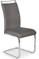 Стул Halmar K348 ( Обивка стула:ткань, хром, серый (Halmar ) ) в Саках от производителя 