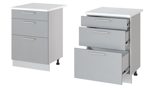 Фото Кухня Бронкс стол-рабочий Н-63 от производителя Леко в Саках по цене 7 980 ₽