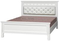 Фото derevyannye-krovati кровать двуспальная грация (см 140х200) без основания с универсальными царгами производитель Браво-мебель