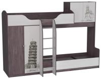 Фото  кровать 2-х ярусная №2 омега-18 (см 80х200) с основанием производитель Фант-мебель