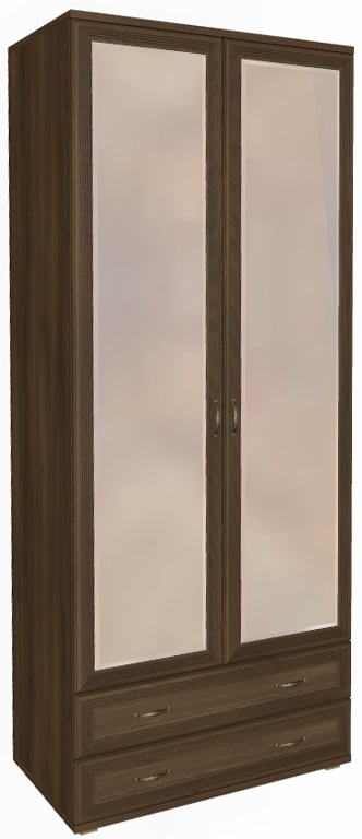 Фото Шкаф Карина ШК-1007 (90) двухдверный от производителя Лером в Саках по цене 36&nbsp;540 ₽