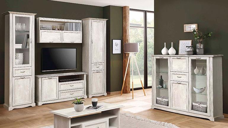 Фото Полка навесная 32.19 Сохо от производителя Олмеко в Саках по цене 6 520 ₽