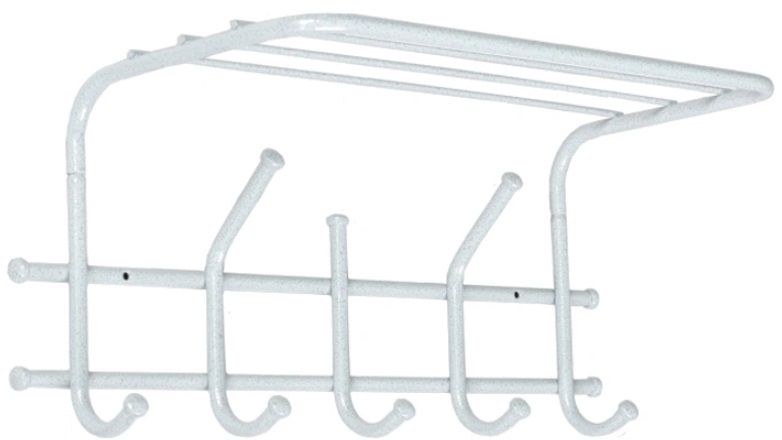 Фото Вешалка с полкой Эра 5 от производителя Завод металлических изделий в Саках по цене 570 ₽