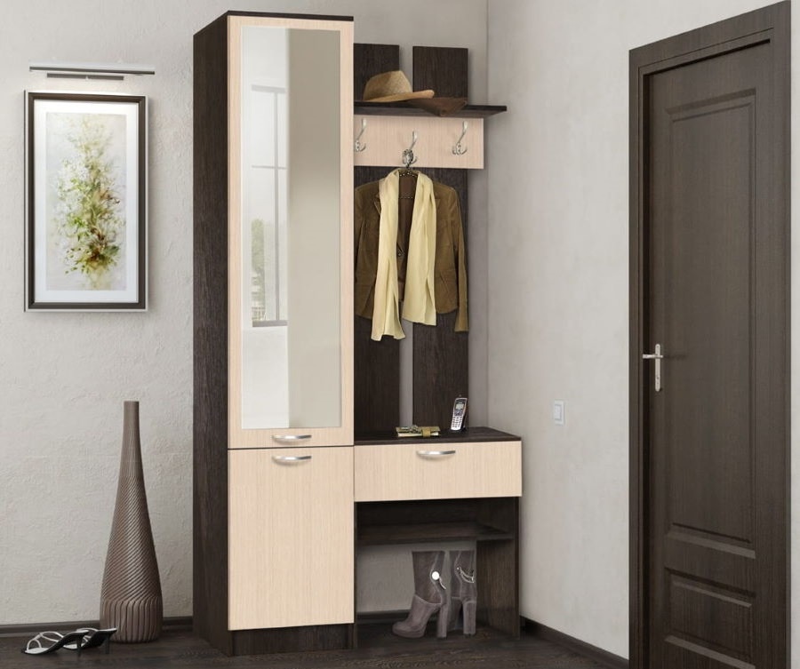 Фото Прихожая Иннэс-3 (левая) от производителя Диал в Саках по цене 7 650 ₽