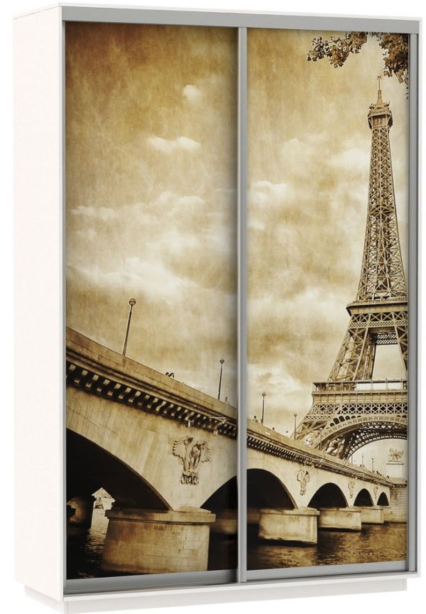 Фото Шкаф-купе Экспресс Дуо Фото (1,4х0,6х2,4 - 2 двери) от производителя Мебельная компания Е1 в Саках по цене 39&nbsp;580 ₽