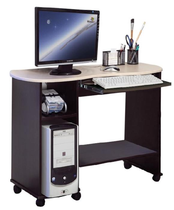 Стол компьютерный Костер-3 (лдсп, мдф-клен азия,  венге (Олмеко) ) Стол компьютерный Костер-3 (лдсп, мдф-клен азия,  венге (Олмеко) )