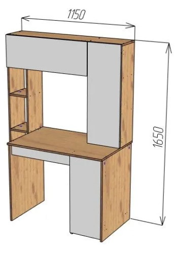 Фото Стол компьютерный СК-64  от производителя Пирамида в Саках по цене 8 860 ₽