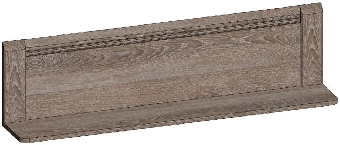 Полка навесная Бруна Б-6 (ясень таормина (СБК) )