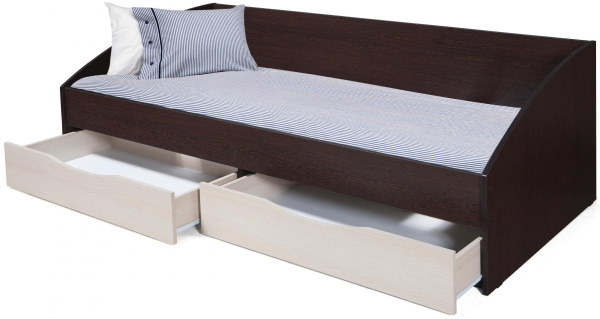 Фото Кровать односпальная Фея-3 (симметричная) (СМ 90х200) с основанием от производителя Олмеко в Саках по цене 14&nbsp;030 ₽