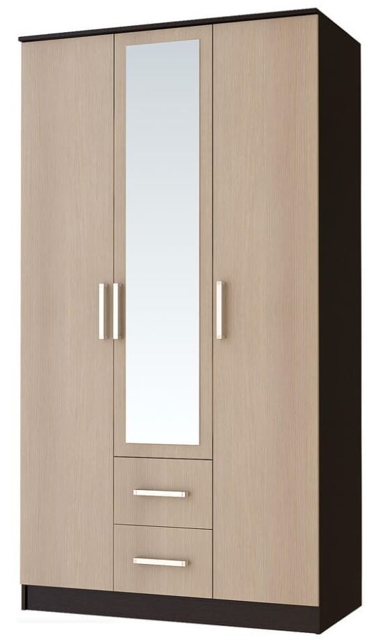 Фото Шкаф Фиеста (120) трехдверный от производителя БТС  в Саках по цене 13&nbsp;360 ₽