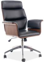 Кресло компьютерное Signal Oregon (Материал обивки: экокожа, цвет обивки: черный (Signal) ) в Саках от производителя 