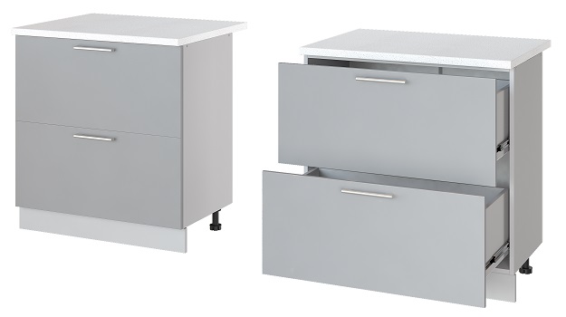 Фото Кухня Бронкс стол-рабочий Н-82 от производителя Леко в Саках по цене 8 800 ₽