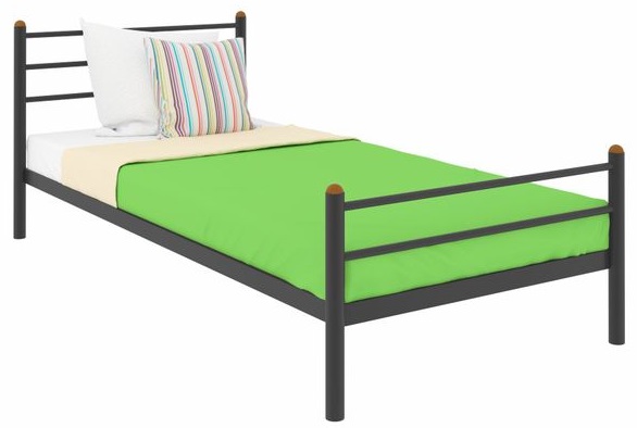 Фото Кровать односпальная Милана Plus (СМ 90х190) трубка металл от производителя Милсон в Саках по цене 10 440 ₽