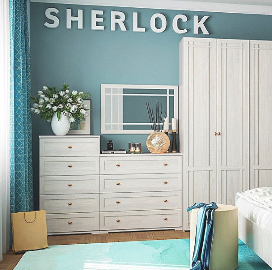 Фото Зеркало навесное Шерлок (Sherlock)-7 в Саках по цене 5 100 ₽ от производителя Глазов, код товара 2000001597781, 2000001597804 шт Фото Зеркало навесное Шерлок (Sherlock)-7 от производителя Глазов в Саках по цене 5 100 ₽