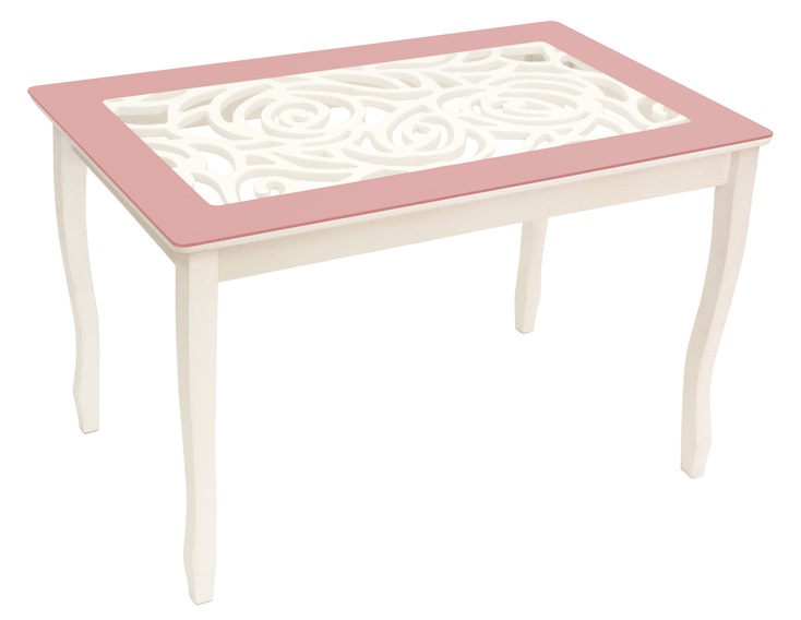 Фото Стол обеденный Стиль 2 Ажур от производителя Мебель из стекла в Саках по цене 6 830 ₽