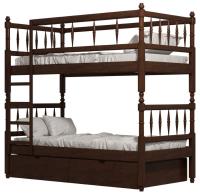 Фото krovati-s-vydvizhnymi-yashchikami кровать двухъярусная №2 (см 80х190) с основанием производитель Фант-мебель