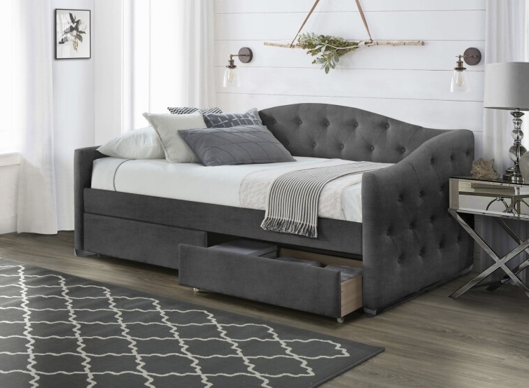 Фото Кровать односпальная Halmar Aloha (СМ 90х200) c ортопедическим основанием от производителя Halmar  в Саках по цене 54&nbsp;950 ₽