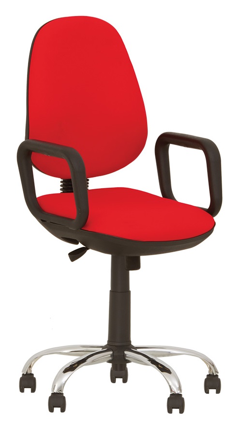Фото Кресло для персонала Комфорт (Comfort) GTS active 1 (хром RU) от производителя Новый стиль в Саках по цене 8 880 ₽