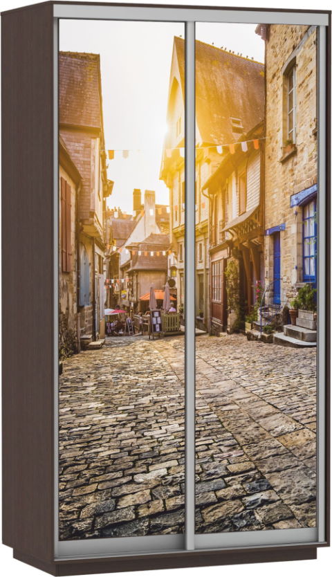 Фото Шкаф-купе Экспресс Дуо Фото (1,2х0,6х2,2 - 2 двери) от производителя Мебельная компания Е1 в Саках по цене 31 750 ₽