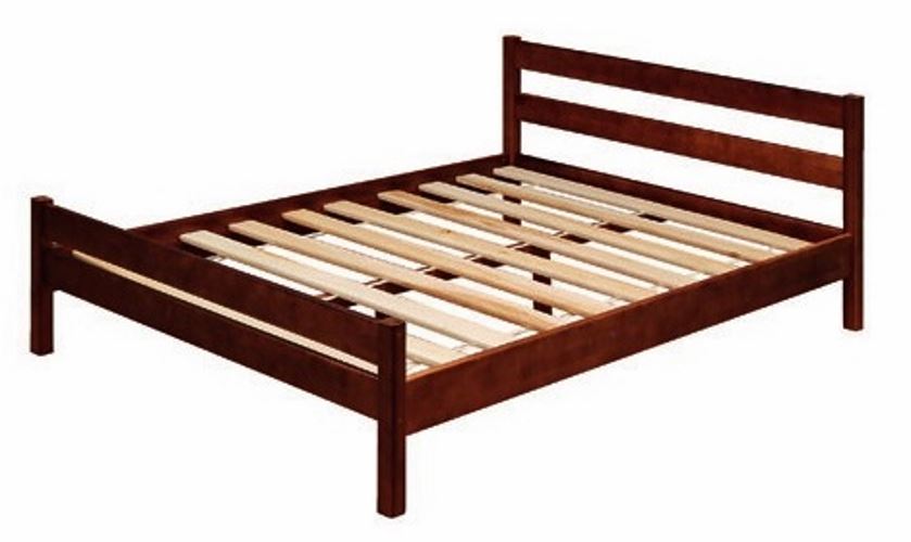 Фото Кровать двуспальная В-1 (СМ 160х200) с основанием ладе от производителя Марибель в Саках по цене 11 420 ₽