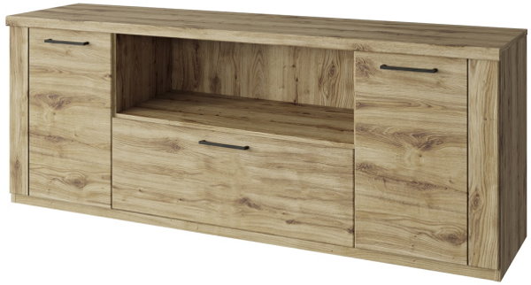 Фото Тумба RTV 2D1SN B Дорсет (Doorset) от производителя Анрэкс в Саках по цене 15 950 ₽