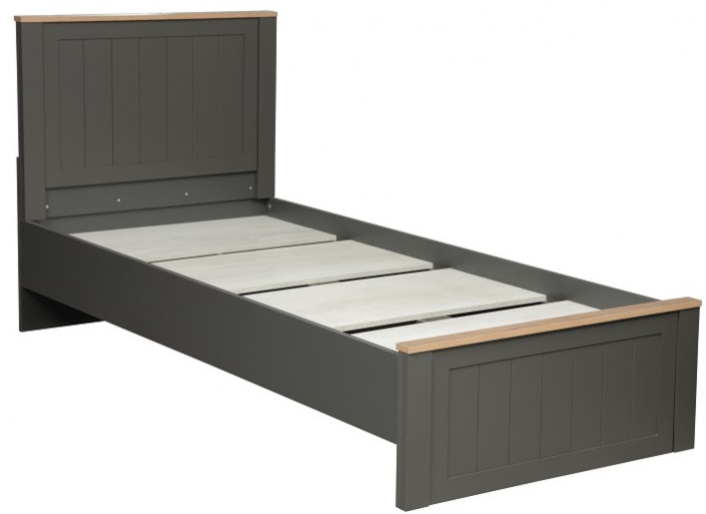 Фото Кровать односпальная Прованс 37.22 (СМ 90х200) комплектуется настилом от производителя Олмеко в Саках по цене 14&nbsp;860 ₽