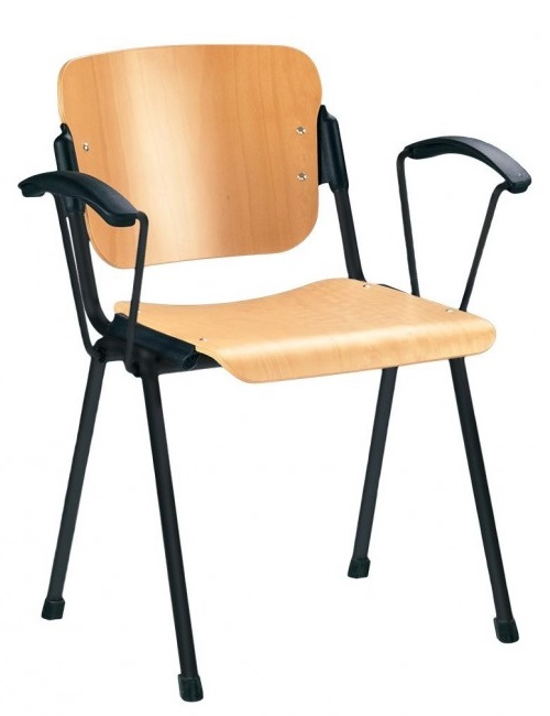 Фото Стул для посетителя Эра (Era) wood arm (крашенный) от производителя Новый стиль в Саках по цене 4 490 ₽