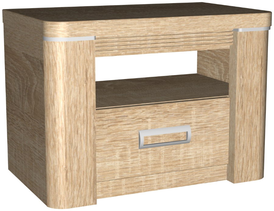 Фото Тумба прикроватная Магнолия от производителя СБК в Саках по цене 6&nbsp;040 ₽