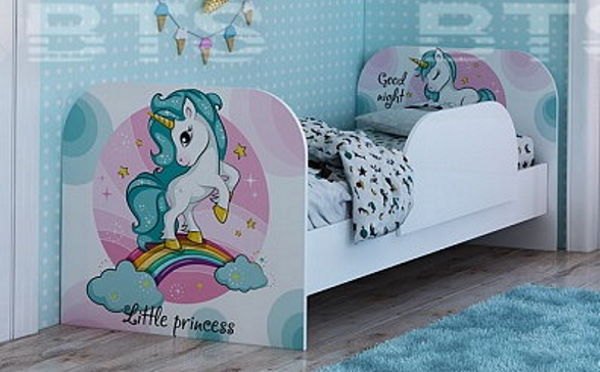 Фото Кровать детская Тойс КР-08 (СМ 80х180) от производителя БТС  в Саках по цене 10&nbsp;440 ₽