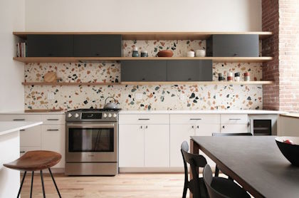 Тераццо на кухне Тераццо на кухне