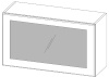 Фото Кухня Венеция шкаф навесной ШГ800с (45,6) от производителя SV-мебель в Саках по цене 5&nbsp;400 ₽