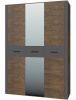 Фото Шкаф Куба ШР-3 (152) с зеркалом трехдверный от производителя Браво-мебель в Саках по цене 34&nbsp;620 ₽