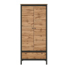 Фото Шкаф Loft SZF2D1S (62) двухдверный от производителя Black Red White (БРВ) в Саках по цене 26&nbsp;620 ₽