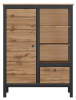 Фото Шкаф Loft REG1D1S/90 от производителя Black Red White (БРВ) в Саках по цене 16&nbsp;360 ₽