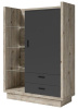Комод-1D2S typ 42 Talina (oslo pine-antracyt laminat (Helvetia) )